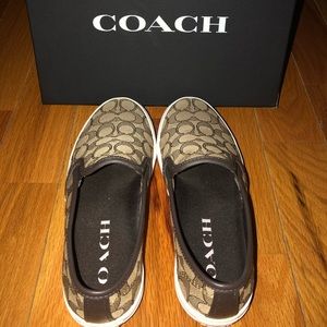 COACH Signature Slip Ons